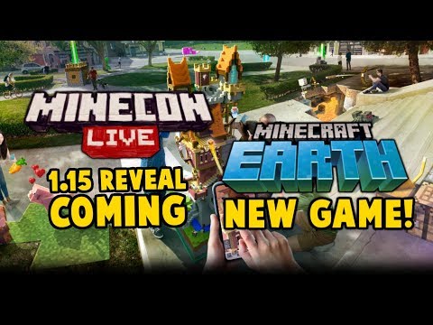 Minecraft: Earth - NEW GAME & 1.15 News For Minecon Live