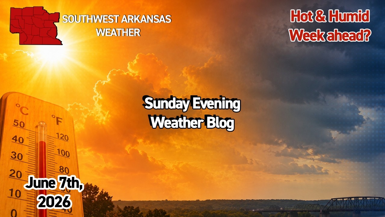 Sunday Evening Weather Blog (June 7th, 2026)