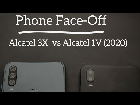 Phone Face-off : Alcatel 3x vs Alcatel 1V 2020