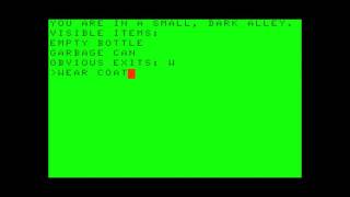 Skid Row Adventure for the TRS-80 CoCo