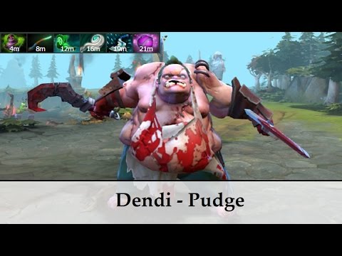 Dendi - Pudge | Dota 2 gameplay