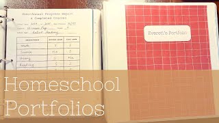 Simple Homeschool Portfolios