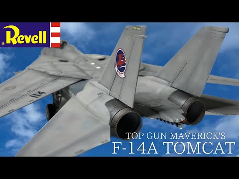 Revell TOP GUN 1/48 Maverick’s F-14A TOMCAT Scale Model Aircraft Full Build