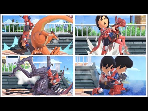 SSBU: MiiBrawler Side B SUPLEX On Everyone (HD)