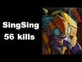 SingSing Tinker 56 kills Heaviest game Dota 2. - YouTube