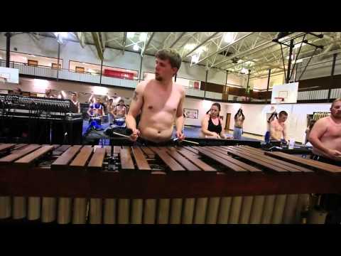 Mapex Drums - Blue Knights WGI 2013 - Front Ensemble Rehearsal