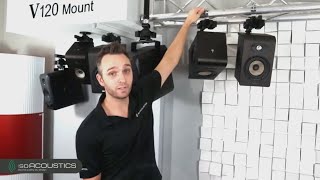 Video thumbnail for Live Product Launch Event - IsoAcoustics V120 Ceiling & Wall Mount for Pro Speakers by IsoAcoustics