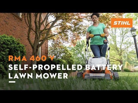 Stihl RMA 460 V 19 in. Self-Propelled w/ AK30 Battery & AL101 Charger in Saint Maries, Idaho - Video 1