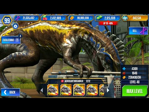 NEW VIP ACROCANTHOSAURUS MAX LEVEL 40 | HT GAME
