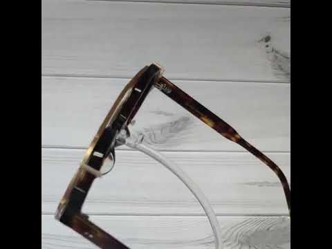 Vintage Hand Made Sunglass Optical two lens Round square Frame Retro Acetate Eyewear Frames Reading