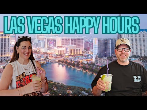 Las Vegas Happy Hours PART 1 🍹 Cheap Drinks, Best Deals & Hidden Gems!