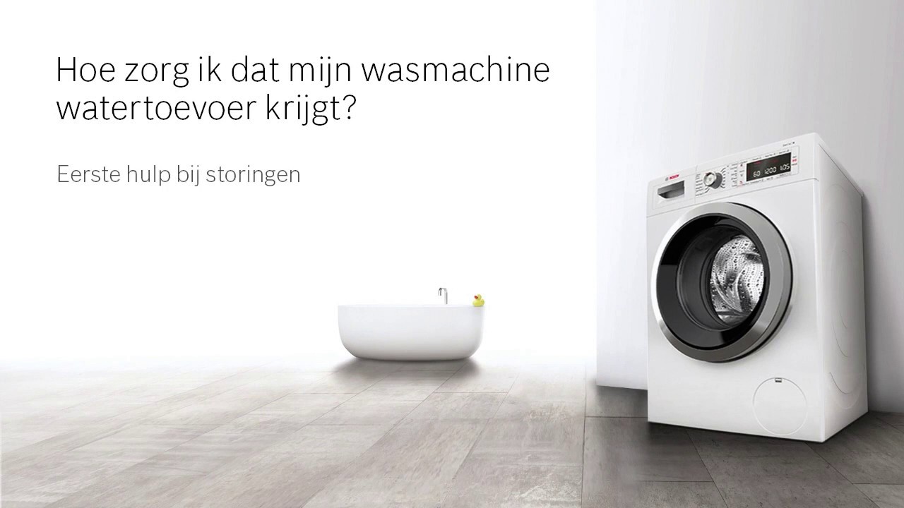 Foutcodes En Storingen Oplossen Wasmachines | Bosch