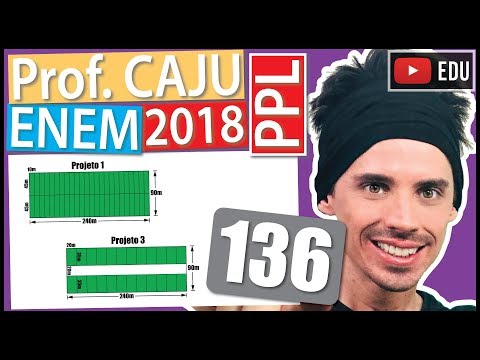 [ENEM 2018 PPL] 136 📓 LUCRO Uma empresa de construção comprou um terreno de formato retangular por