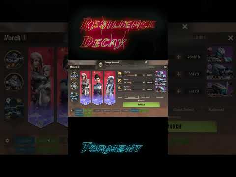 State of Survival : Resilience Decay vs torment