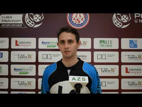 Łukasz Bryliński, bramkarz AZS Politechniki Lubelskiej [unihokej]