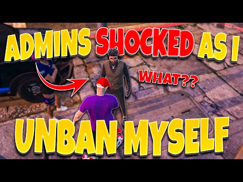 Admins SHOCKED When I Unban Myself From Their Server 😂 (GTA 5 RP)
