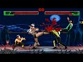 Shao Kahn Shang Tsung Vs Magnectro Cyrax MK2 FINAL MUGEN