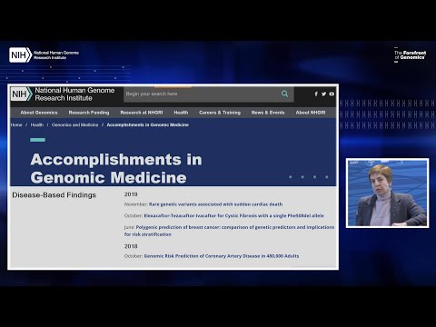 Report: Genomic Medicine Working Group Update (Feb. 2020) -  Teri Manolio