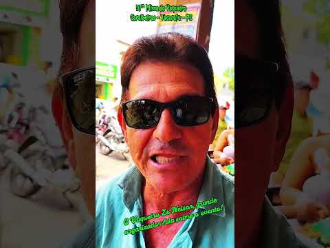 O grande organizador Zé Nelson fala da 37ª Missa do Vaqueiro de Caraibeiras Tacaratu PE.#tacaratu