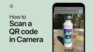 How to scan a QR code with Camera on iPhone, iPad, or iPod touch – Apple Support