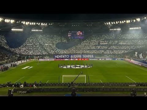 SS Lazio - FC Bayern München 1:0 #uefachampionsleague 14.02.2024 #coreografia #ultraslazio #tifosi