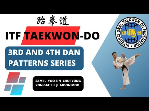 ITF Black Belt Patterns Series | Sam Il | Yoo Sin | Choi Yong | Yon Gae | Ul Ji | Moon Moo