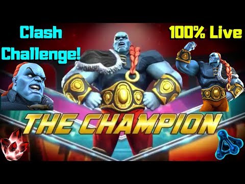 The Champions Clash Challenge 100%! Live! - Marvel Contest Of Champions