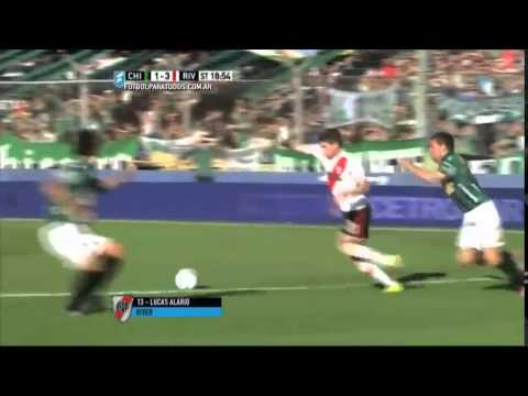 Gol de Alario - River 3 - 1 Nueva Chicago - Primera División 2015 - Fecha 23