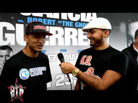 Aron Martinez says "Sammy and I are going to brawl"