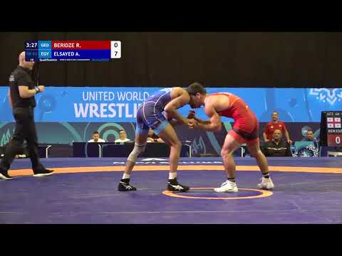 GR 63KG Qualification | Romeo Beridze (Geo) Vs Adham Elsayed (Egy) | U2worldChampionship2025 