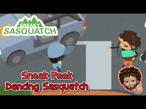 Sneaky Sasquatch - Sneak Peek for dancing Sasquatch