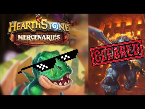 Hearthstone Mercenaries | Rend Blackhand (easy way)