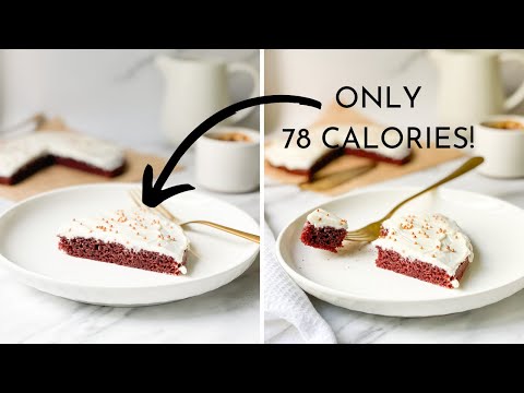 Entire Red Velvet Cake for 314 Calories! | low calorie red velvet cake | low calorie desserts