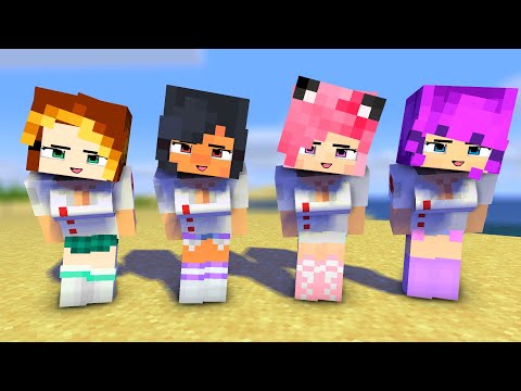 POI POI FIRST MEET YAY ARIGATO NURSE APHMAU, KIM, KC AND ZOEY - MINECRAFT ANIMATION #shorts