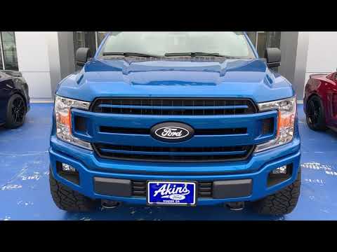 Velocity Blue Ford F150 Covert Edition Fuel Contra Sport 4x4 Nitto Ridge Grappler level kit