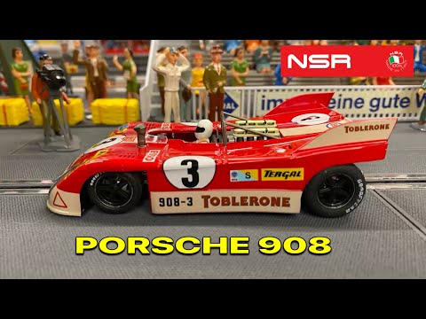 Slotcar Fun tests a slot car from NSR the Porsche 908