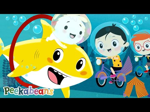 Baby Shark Joins The Underwater Circus! | Kids Songs & Nursery Rhymes - Peekabeans