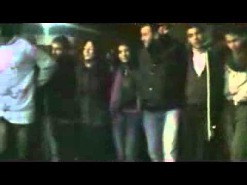 مظاهرة مسائية في حي بابا عمرو في مدينة حمص في أحد "عهد الوفاء للشهداء"