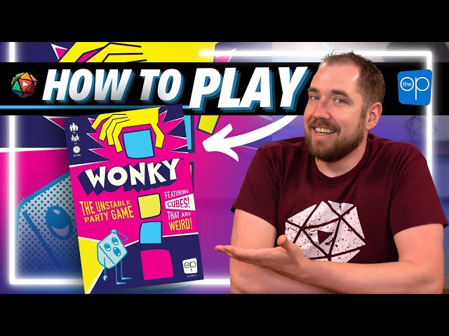 Vídeo relacionado con The OP Games | Wonky | The Unstable Party Game | Abstract Strategy and Dexterity Wooden Block Stacking Game| Tower Balancing Game | 1+ Players | Ages 8+ | English