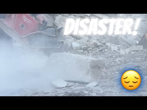 Underground Bunker: Cutting & Shaping Stone #bunker #offgridliving #prepping