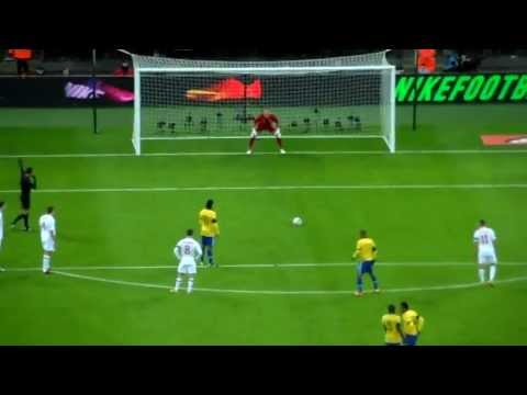 England vs Brazil Penalty 2013