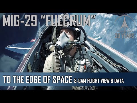 MIG-29 High Altitude and Aerobatics - 8-Camera view + Flight Data