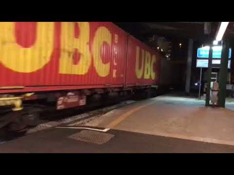 Merci in transito dalla stazione di Bari Centrale