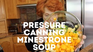 Pressure Canning Minestrone Soup