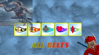 Crazy Horse Game - All Belts