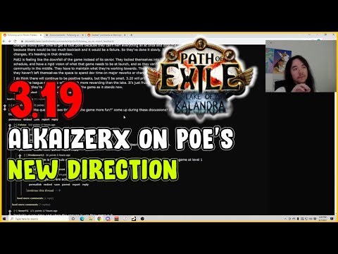 ⚡ POE 3.19 ⚡ Alkaizerx on POE's new direction