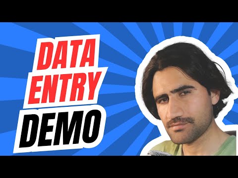 Virtual Assistant Data Entry work demo for beginners on Fiverr | Upwork with practice file