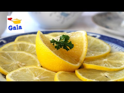How To Cut Lemon In Half Fancy For Garnish To WOW Your Guests