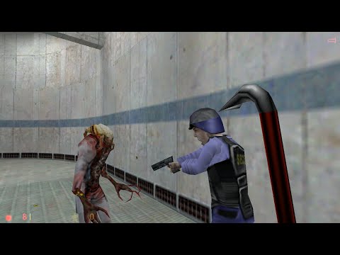 "why are they wearing science team uniforms" - funny barney half life