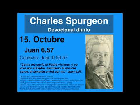 Juan 6,57. Devocional de hoy. Spurgeon en español.